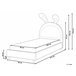 Beliani Cama infantil Terciopelo LALLIAS Creme