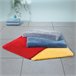 Coleção fina de Spirella, tapete de banheiro 90x60 Vermelho
