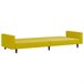 2 pcs conjunto de sofá - Sofás moduláveis Amarelo