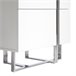 ANGEL CERDA Chiffonier branco e aço cromado Branco