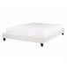 Beliani Cama sem cabeceira Bouclé ROANNE 150x213 Creme