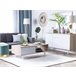 Beliani Mesa de jantar TACOMA 60x120 Castanho