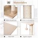 Arranhador para Gatos Aglomerado e Sisal PawHut Marfim