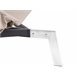 Beliani Chaise longue Terciopelo LOIRET Bege