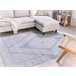 Beliani Pelos curtos ANSAR 160x230 Branco/ Bege