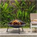 Braseiro de Exterior Metal Outsunny Preto