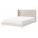 Beliani Cama Terciopelo FORBACH Bege