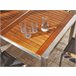 Beliani Mesa de refeição GROSSETO 100x220 Castanho