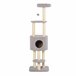 Arranhador para Gatos Aglomerado e Sisal PawHut Cinza