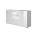 Aparador Sala de estar e jantar 3 portas LED Sefora 135 Branco