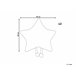 Beliani Cojín decorativo STARFRUIT Branco/ Bege