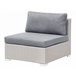 Beliani Conjunto lounge SANO Cinza Claro
