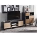 Beliani Mesa de TV MADERA 140 Castanho