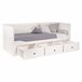 Cama nido UPPSALA 80/160x200cm branca Branco