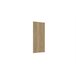 LANDRU painel de madeira cor de carvalho 50x120 cm Madeira