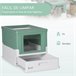 Caixa de Areia para Gatos PP PawHut Verde