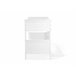Beliani Beliche Pinho ALBON 104x206 Branco