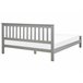 Beliani Cama com estrado Pinho MAYENNE 169x208 Castanho