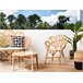 Cadeira pavão FLORENTINE II Rattan Natural Natural