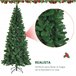 Árvore de Natal Artificial PVC, metal e plástico HOMCOM Verde