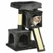 Arranhador para Gatos Aglomerado de Madeira e Sisal PawHut Cinza