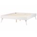 Beliani Cama com estrado MDF BERRIC 148x202 Branco