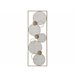 Beliani Decoración de pared TUNGSTEN Dourado