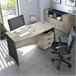 Secretária Stil Buc 3 gavetas 136x67 Cinza Escuro