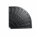 Base de guarda-sol BLAIR 47x47x4,2cm cor preta Preto