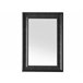 Beliani Espelho LUNEL 60x3 Preto
