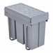 Caixote do lixo extraível Froland capacidade 3 x 10 L plástico Cinza