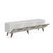 Mobiliário de TV Brønderslev aglomerado 160 Branco