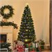 Árvore de Natal PVC e Metal HOMCOM, casa - natal Verde