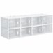 Armário Modular PP HOMCOM, casa - móveis de armazenamento 28 Branco