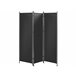 Beliani Biombo dobrável NARNI 161x2 Preto