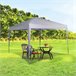 Pérgola EDEN 260x300x300cm Cinza Escuro