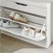 Banco para sapateiras com 1 aba FSR95-W SoBuy Branco