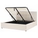 Beliani Cama com estrado Poliéster MOISSAC 177x224 Bege