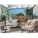 Beliani Pérgola de jardín PARGA 310x310 Bege