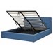 Beliani Cama com estrado Poliéster DREUX 171x214 Azul