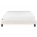 Beliani Cama sem cabeceira Bouclé ROANNE 150x213 Creme