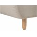 Beliani Chaise longue Poliéster ALSTEN Bege