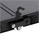 Aktive Mesa de acampamento dobrável preto antiderrapante c/sistema de nivelamento Preto