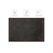  Acomoda Textil - Tapete de entrada Tapete anti-poeira 80x60 Cinza