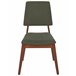Beliani Silla de comedor MERRILL Verde Escuro