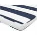Beliani Almofada de assento para exterior VIVARA 112x54 Azul Marino