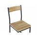 Beliani Conjunto de comedor FLIXTON Castanho