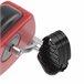 Bicicleta ergométrica em forma de X Aço, ABS, PVC HOMCOM Vermelho