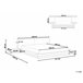 Beliani Cama com LED MDF ZEN 328x229 Castanho
