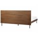 Beliani Cama com estrado MDF LIBERMONT 204x208 Castanho